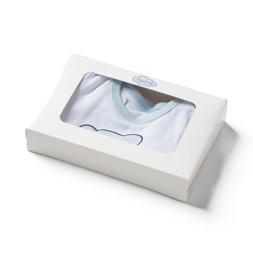 Neugeborenen Ausstattung, 100% Bio-Baumwolle OEKO-TEX STANDARD 100, Body-kurzärmlig, Body-langärmlig, 2-teiliges Geschenkset, für Mädchen