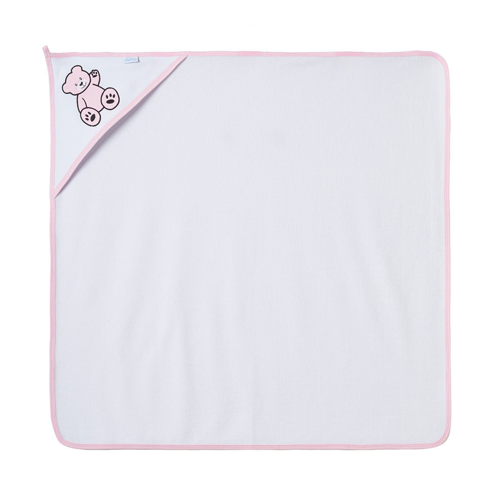 13-teiliges Baby Geschenkset für die Erstausstattung bestehend aus Mütze, Fäustlinge, Füßlinge, Lätzchen, Spucktuch, Strampler, Strampler ärmellos, Cardigan, Body langärmlig, Body kurzärmlig, Kaputzenbadetuch, Waschhandschuh, Decke mit Schlaufe.  100% Bio-Baumwolle OEKO-TEX STANDARD 100. Premiumqualität. Für Mädchen