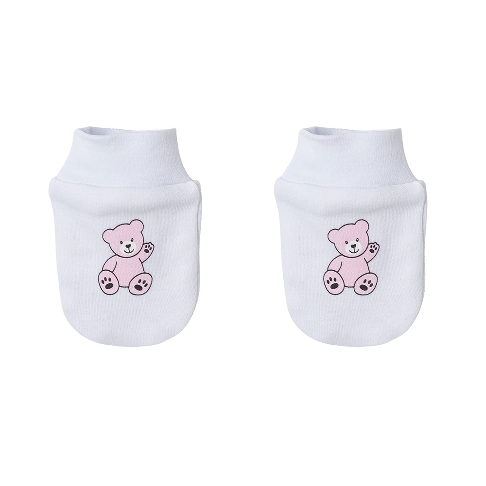13-teiliges Baby Geschenkset für die Erstausstattung bestehend aus Mütze, Fäustlinge, Füßlinge, Lätzchen, Spucktuch, Strampler, Strampler ärmellos, Cardigan, Body langärmlig, Body kurzärmlig, Kaputzenbadetuch, Waschhandschuh, Decke mit Schlaufe.  100% Bio-Baumwolle OEKO-TEX STANDARD 100. Premiumqualität. Für Mädchen